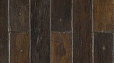 Parquet antigo restaurado em tons café